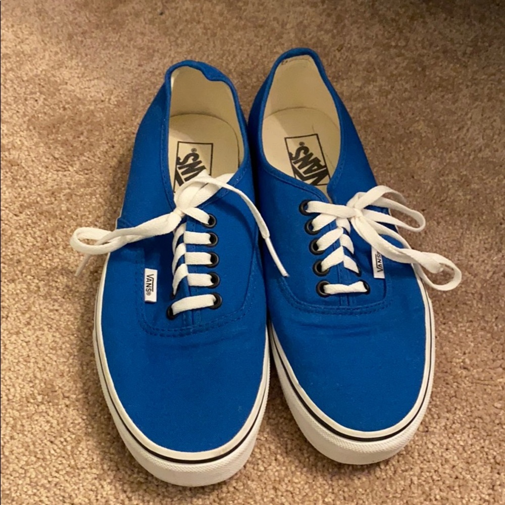 Vans Classic Blue Tennis Shoes